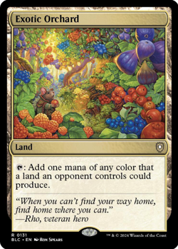 Exotic Orchard 0131 Non Foil Rare Bloomburrow Commander MTG NM - Image 1