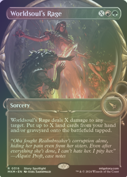 Worldsoul's Rage (Showcase) Murders at Karlov Manor Foil - Image 1