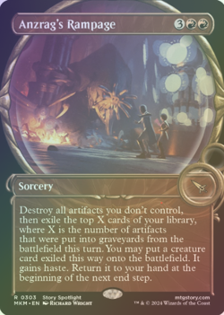 Anzrag's Rampage (Showcase) Murders at Karlov Manor Foil - Image 1