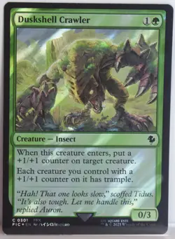 Duskshell Crawler [New, Near Mint] *Surge Foil* {Final Fantasy MTG} - Image 1
