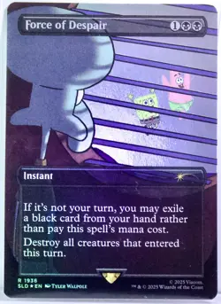 Force of Despair [New, Near Mint] *Rainbow Foil* {SLD: Internet Sensation} - Image 1