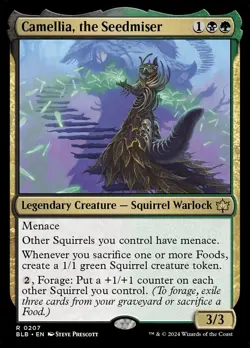 Camellia, the Seedmiser Bloomburrow Regular NM MTG - Image 1