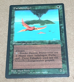 Magic The Gathering Birds of Paradise German 3rd Edition Black Border FBB Green - Image 1