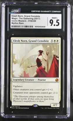 Magic the Gathering The List Iconic Masters Elesh Norn, Grand Cenobite CGC 9.5 - Image 1