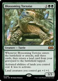Blossoming Tortoise Wilds of Eldraine MTG Magic The Gathering - Image 1