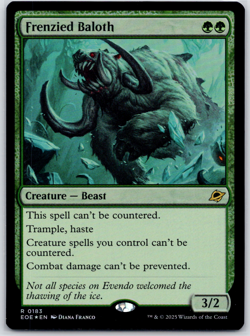 Edge of Eternities Frenzied Baloth 183 Foil Rare - Image 1