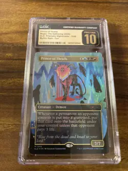 MTG✨PRINCE OF THRALLS Brdless/Ext Art FOIL✨SLD CGC 10 PRISTINE Mythic Creature - Image 5