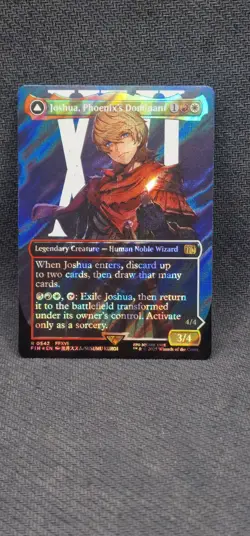 MTG | Final Fantasy | Joshua Phoenix's Dominant | Borderless Surge Foil Rare - Image 1
