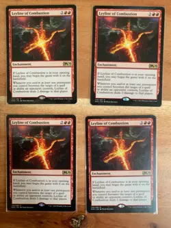 x4 MTG Leyline of Combustion LP+ 148/280 Regular Magic the Gathering PLAYSET - Image 1