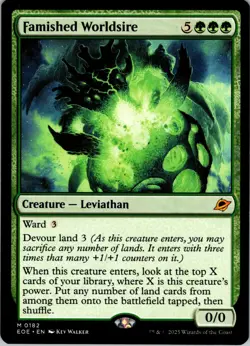 Famished Worldsire - M - - Normal - Promo Pack: Edge of Eternities - #182 - NM - Image 1