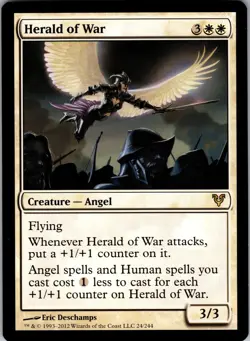 Herald of War Avacyn Restored Rare NM Magic: The Gathering 24 Normal - Image 1