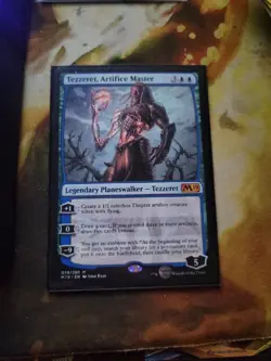 MTG Tezzeret, Artifice Master Core Set 2019 079/280 Regular Mythic - Image 1