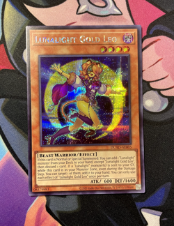 Lunalight Gold Leo DUAD-AE005 YUGIOH PRISMATIC SECRET RARE NM Asian-English - Image 1