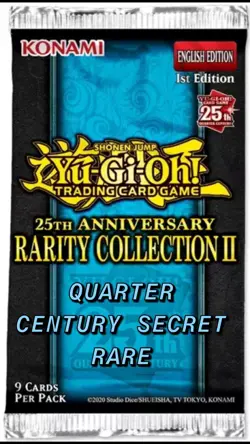 Yu-Gi-Oh! Rarity Collection 2 Quarter Century Secret Rare Singles - RA02 - NM - Image 1