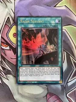 MP21-EN135 Nadir Servant Ultra Rare 1st Edition NM Yugioh Card - Image 1