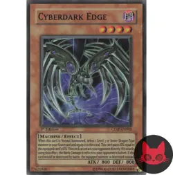 Yugioh Cyberdark Edge CDIP-EN002 Super Rare 1st Edition NM - Image 1