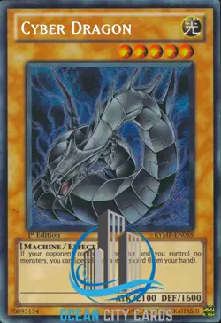 Yugioh Cyber Dragon 1st Edition Secret Rare RYMP-EN059 - Image 1