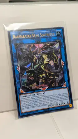 Yu-Gi-Oh! Ragnaraika Stag Sovereign Legacy of Destruction LEDE-EN050 UR 1st Ed - Image 2