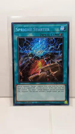 Yu-Gi-Oh! Spright Starter BLTR-EN104 Secret Rare 1st Edition BoL:TerminalRevenge - Image 1