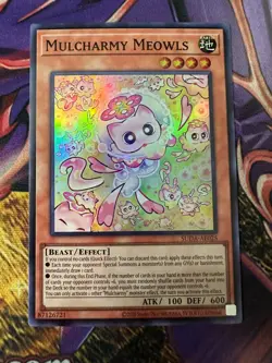 YUGIOH Asian English - Mulcharmy Meowls - Super- OCG-Suda-AE025-Unlim - Image 1