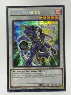 Junk Warrior Prismatic Secret Rare MP24-EN131 1st Edition Gem Mint 💎 - Image 2