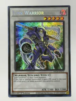 Junk Warrior Prismatic Secret Rare MP24-EN131 1st Edition Gem Mint 💎 - Image 3