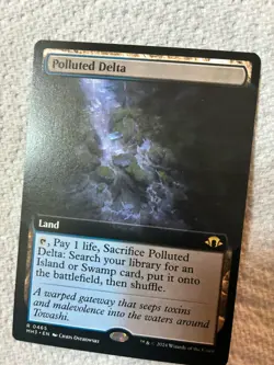 Polluted Delta 465 MH3 Extended Art Regular Rare Modern Horizons 3 MTG Magic - Image 1