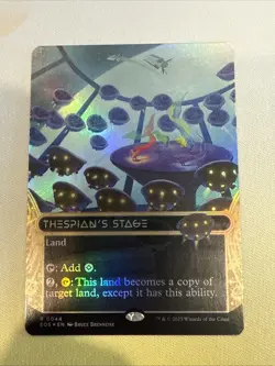 MtG EoS Thespian's Stage #44 Borderless FOIL - Image 1