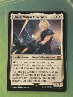 Magic The Gathering - Cloud, Midgard Mercenary - Near Mint - Non Foil 0010 - Image 1