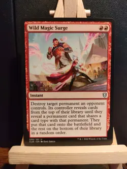 Wild Magic Surge - Baldur's Gate Commander (CLB) - Uncommon - NM (see pics) MTG - Image 1