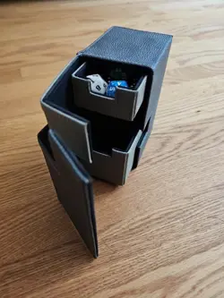 Ultra Pro M2 Deck Box Gray/Stone Storage Case Dice Pokemon MTG Deck Box75+ - Image 1