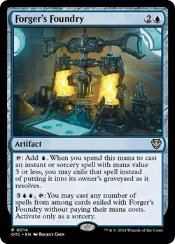 Forger's Foundry - Near Mint MTG Commander: Outlaws of Thunder Junction - Image 1