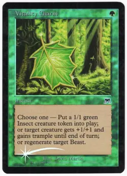 Vitality Charm 2002 Onslaught FOIL Green Common Instant MTG NM AZ1 - Image 1
