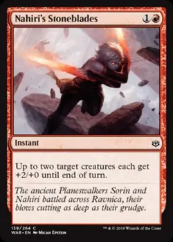 Nahiri's Stoneblades -Foil Near Mint MTG War of the Spark - Image 1