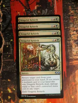 MTG Card: (4x) Vengeful Rebirth (Ultimate Masters) - Image 1