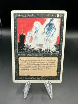 MTG MAGIC THE GATHERING REVISED ANIMATE DEAD - Image 1