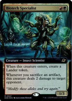Biotech Specialist (Extended Art) FOIL 347 R Edge of Eternities NM MTG - Image 1