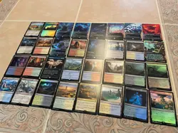 MTG Large Card Lot Final Fantasy EoE Mythic Rare Foil Unique Lands Borderless + - Image 4