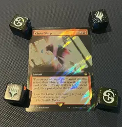 MTG Doctor Who (WHO) Rare FOIL Chaos Warp (Extended Art) (Surge Foil) 1064 NM - Image 1