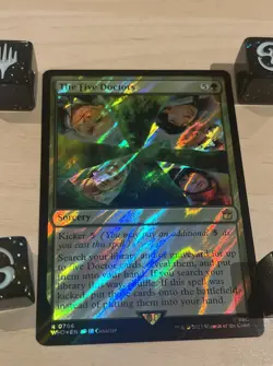 The Five Doctors Surge Foil NM MTG Doctor Who - Image 1