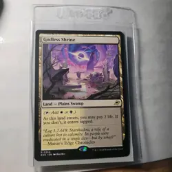 Godless Shrine Land Plains Swamp Shock Edge of Eternities EOE MTG Card R 0254 - Image 3