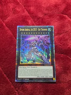 Divine Arsenal AA-ZEUS Sky Thunder RA04-EN070 Quarter Century Secret Rare YUGIOH - Image 2
