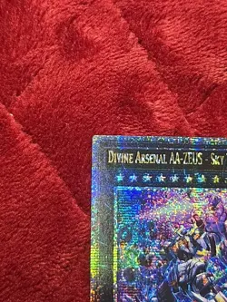 Divine Arsenal AA-ZEUS Sky Thunder RA04-EN070 Quarter Century Secret Rare YUGIOH - Image 5