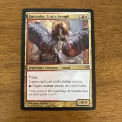 1x Basandra, Battle Seraph Commander Conspiracy MTG Magic - - Image 1