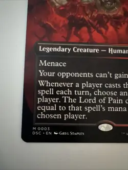 The Lord of Pain (Borderless) Commander: Duskmourn: House of Horror Regular - Image 5