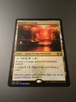 MTG Streets of New Capenna #260 Xander's Lounge Foil NM - Image 1