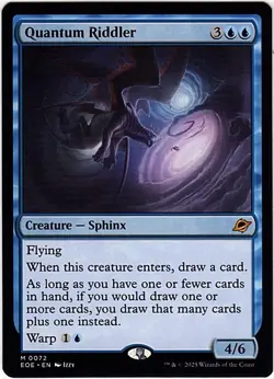 MTG Edge Of Eternities Quantum Riddler (Mythic) - Image 1