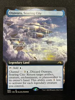 MTG - Otawara, Soaring City (Extended Art) Kamigawa: Neon Dynasty - Image 1