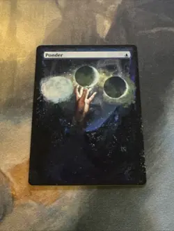 Ponder - MTG MAGIC Hand Painted Altered Art - Image 1
