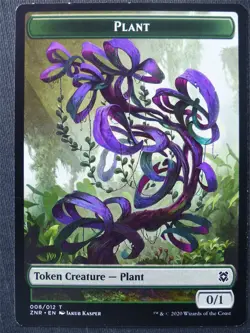 Plant Token - Mtg Magic Cards #CY - Image 1